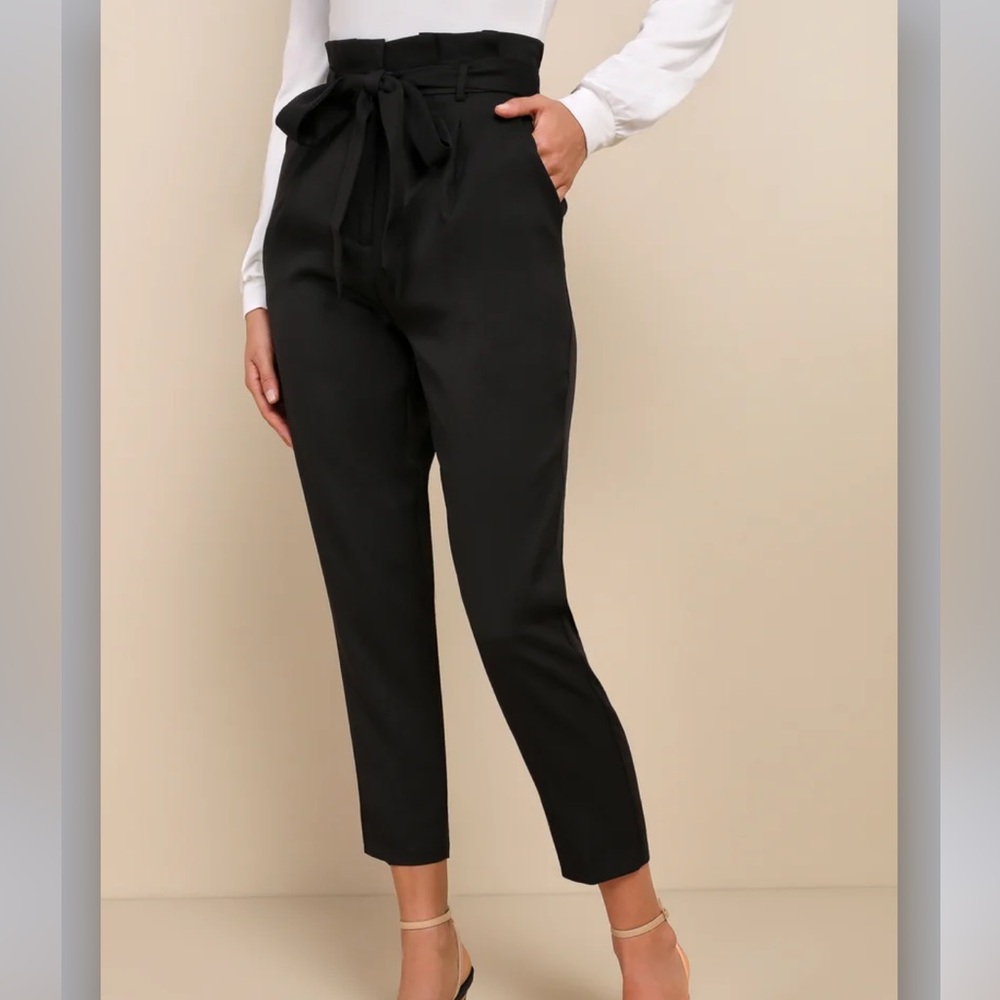 Lulu's Paperbag Trouser Pants